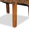 Baxton Studio Trianna Rustic Transitional Natural Abaca and Brown Finished Wood Dining Chair 207-12844 - alternate 2